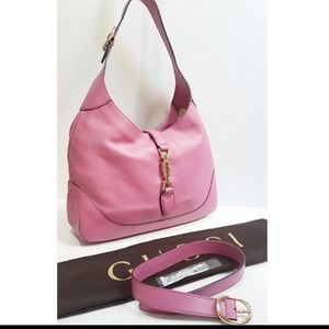 Gucci Jackie O Bouvier Hobo leather